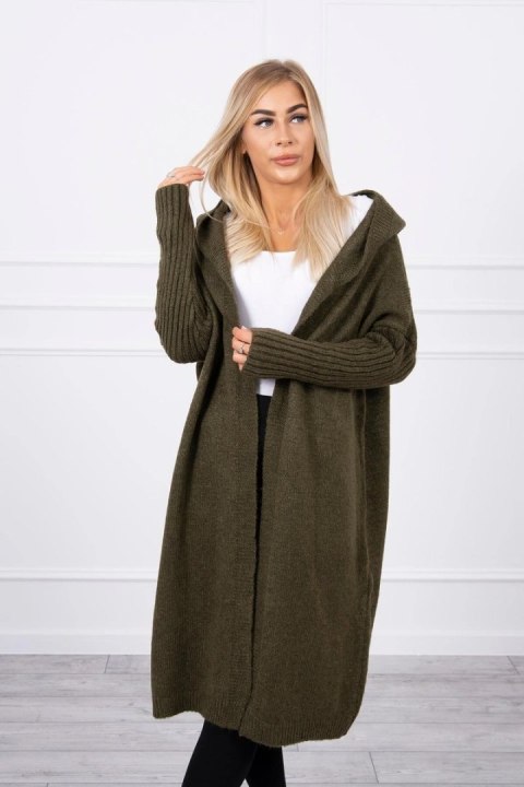 Sweter z kapturem khaki Sweter z kapturem khaki