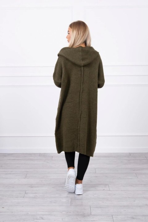 Sweter z kapturem khaki Sweter z kapturem khaki