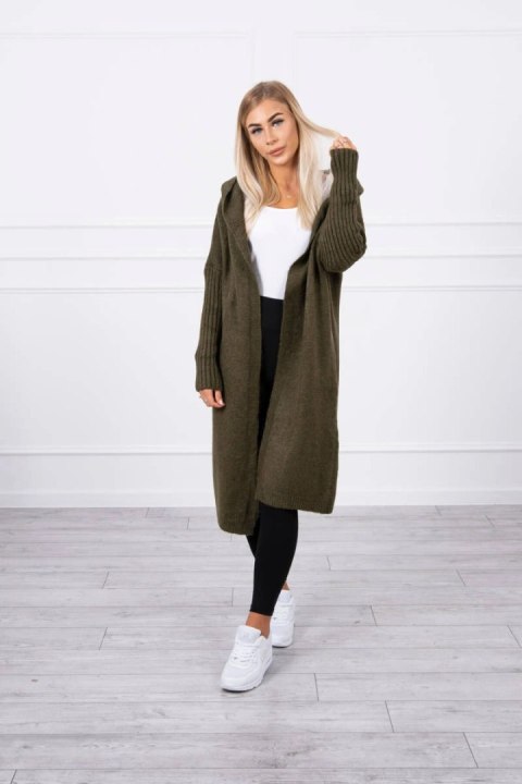 Sweter z kapturem khaki Sweter z kapturem khaki
