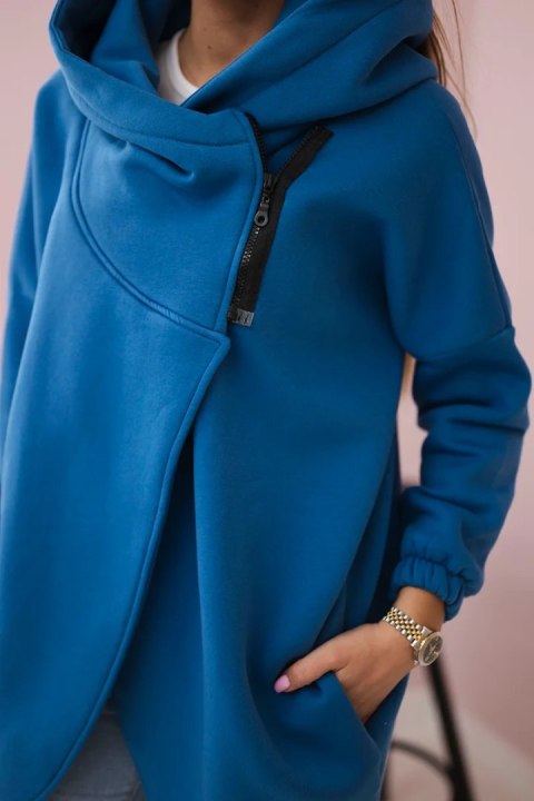 Bluza z krótkim suwakiem jeansowa Bluza z krótkim suwakiem jeansowa