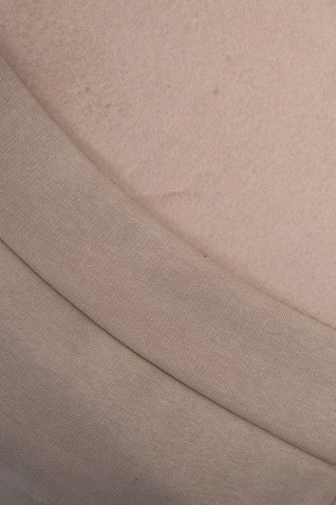 Bluza z kapturem z naszywkami beżowa Bluza z kapturem z naszywkami beżowa