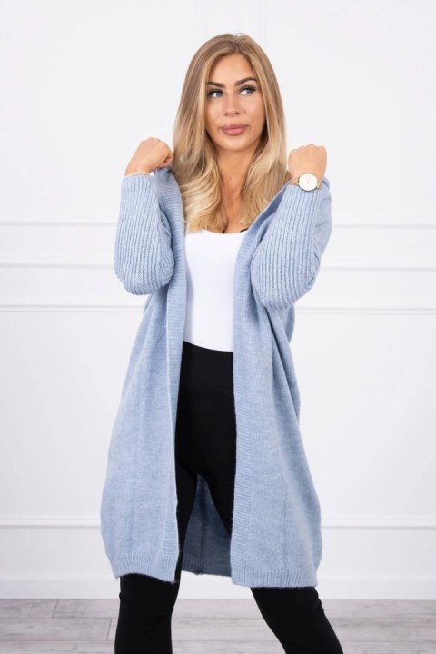 Sweter z kapturem niebieski Sweter z kapturem niebieski