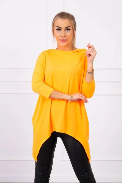 Bluza z nadrukiem skrzydeł pomarańczowy neon Bluza z nadrukiem skrzydeł pomarańczowy neon