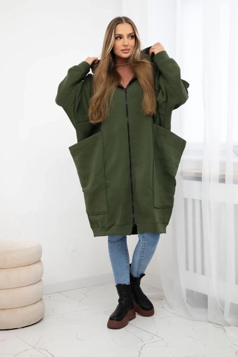 Bluza ocieplana oversize khaki Bluza ocieplana oversize khaki