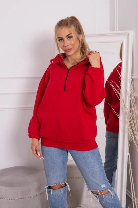 Bluza z kapturem czerwona Bluza z kapturem czerwona