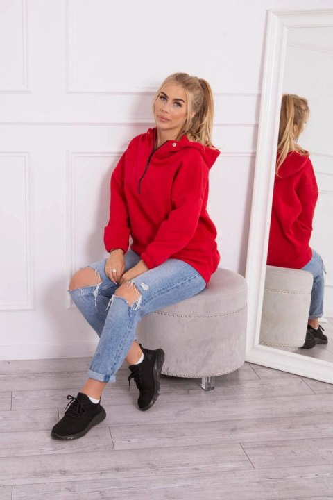 Bluza z kapturem czerwona Bluza z kapturem czerwona