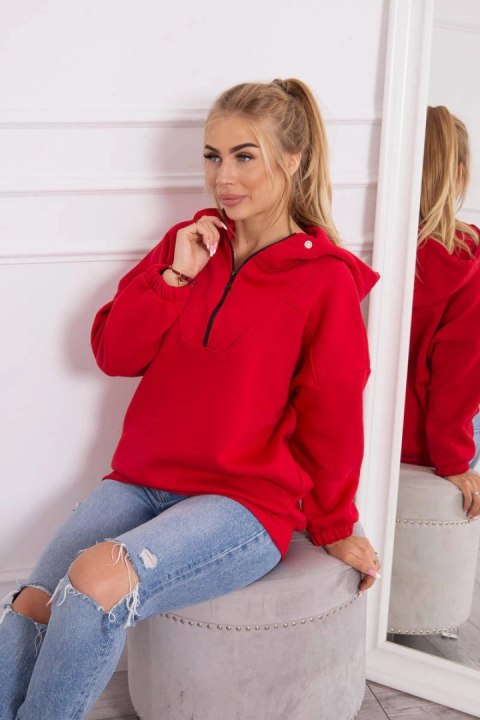 Bluza z kapturem czerwona Bluza z kapturem czerwona