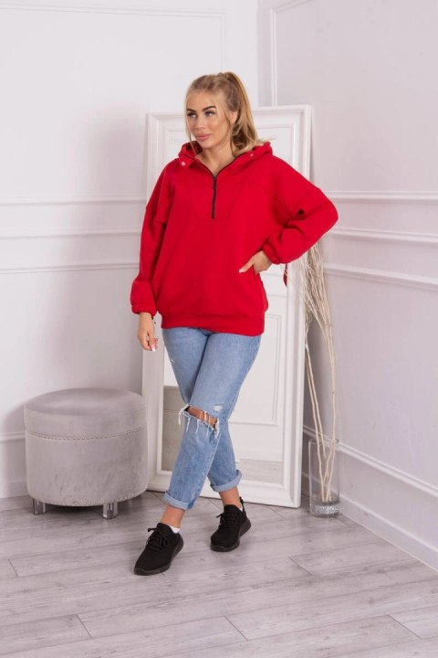 Bluza z kapturem czerwona Bluza z kapturem czerwona