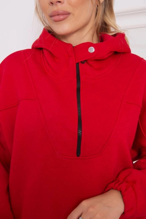 Bluza z kapturem czerwona Bluza z kapturem czerwona