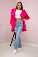 Bluza z krótkim suwakiem fuksja