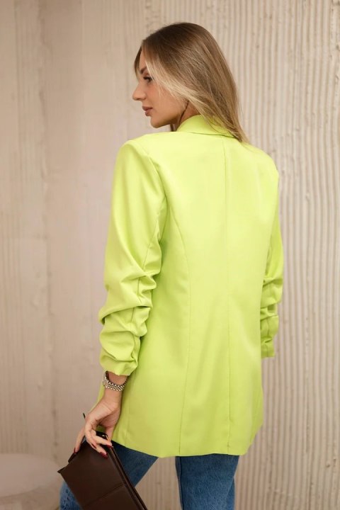 Marynarka z klapami elegancka kiwi Marynarka z klapami elegancka kiwi