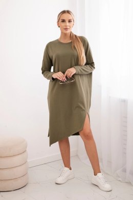 Sukienka oversize khaki