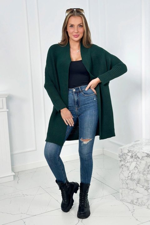 Sweter z rękawami typu nietoperz ciemny zielony Sweter z rękawami typu nietoperz ciemny zielony