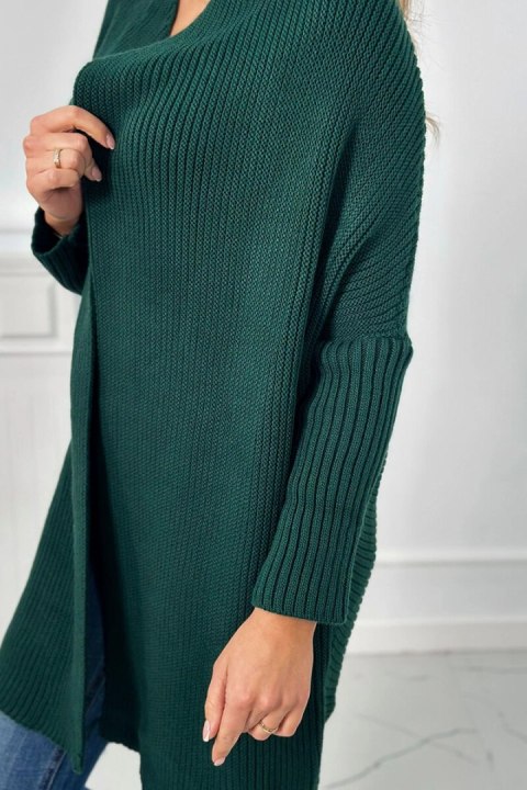 Sweter z rękawami typu nietoperz ciemny zielony Sweter z rękawami typu nietoperz ciemny zielony