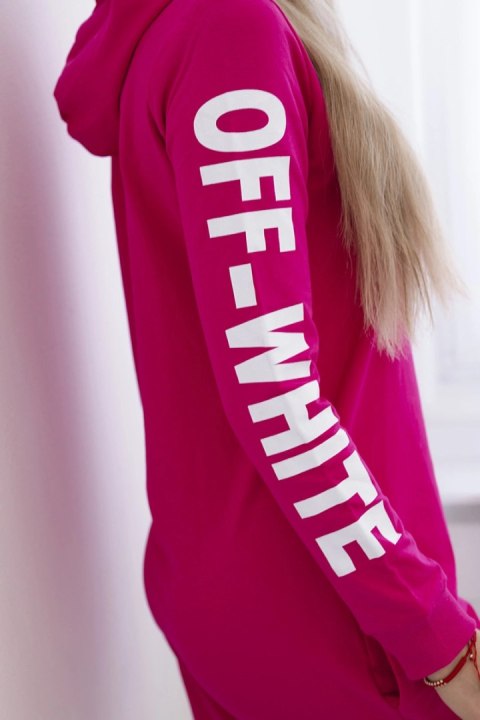 Sukienka Off White fuksja Sukienka Off White fuksja