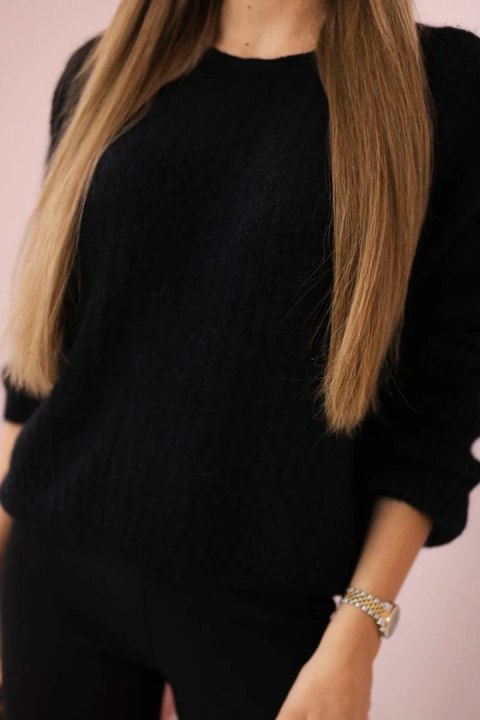 Sweter baby alpaka czarny Sweter baby alpaka czarny