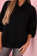 Bluza z kapturem masełko czarna