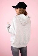 Bluza z kapturem masełko szara