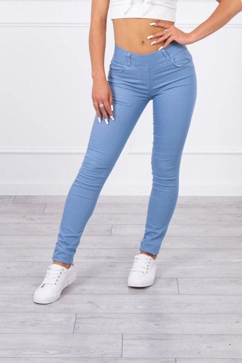 Spodnie kolorowe jasny jeans Spodnie kolorowe jasny jeans