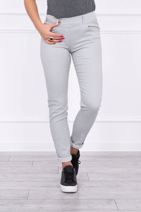 Spodnie kolorowy jeans szare Spodnie kolorowy jeans szare