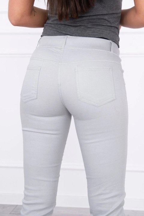 Spodnie kolorowy jeans szare Spodnie kolorowy jeans szare