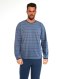 PIŻAMA MĘSKA VARIOUS 138/47 DR XL jeans/paski