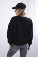 Bluza damska oversize z napisem Vanderbilt czarna