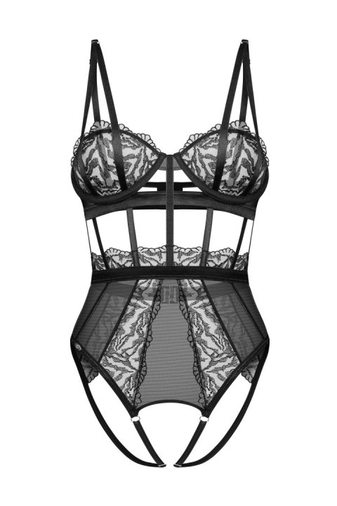 HERSIS CROTCHLESS TEDDY L/XL black HERSIS CROTCHLESS TEDDY L/XL black