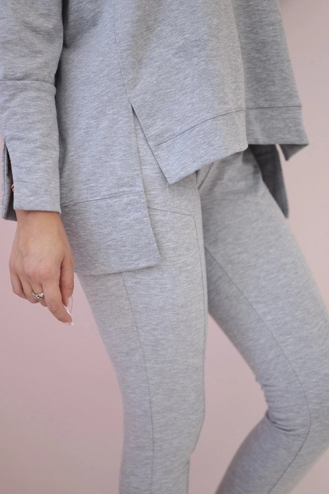 Komplet z bluzką oversize szary Komplet z bluzką oversize szary
