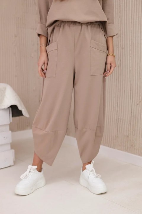 Komplet new punto bluza + spodnie camelowy Komplet new punto bluza + spodnie camelowy