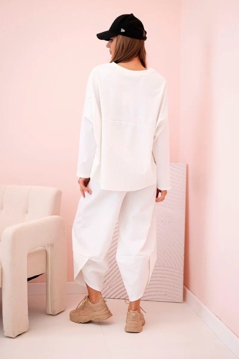 Komplet new punto bluza + spodnie ecru Komplet new punto bluza + spodnie ecru