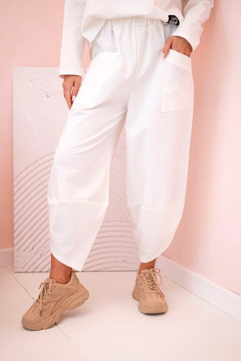 Komplet new punto bluza + spodnie ecru Komplet new punto bluza + spodnie ecru