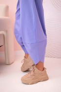 Komplet new punto bluza + spodnie jasny fioletowy