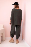 Komplet new punto bluza + spodnie khaki