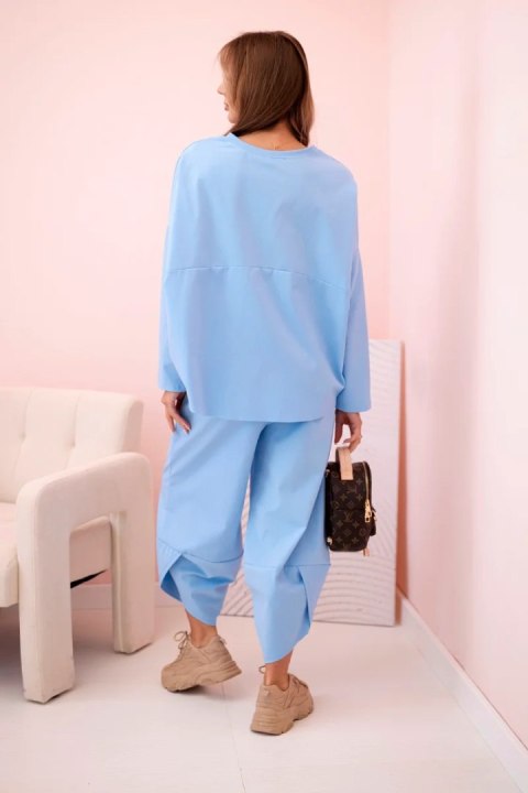 Komplet new punto bluza + spodnie niebieski Komplet new punto bluza + spodnie niebieski