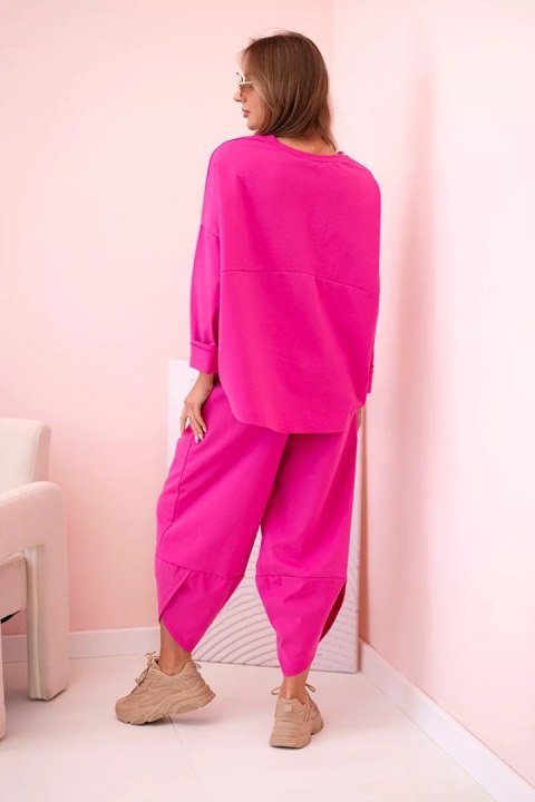 Komplet new punto bluza + spodnie różowy Komplet new punto bluza + spodnie różowy