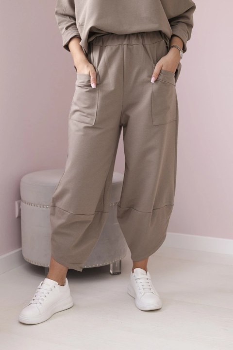 Komplet bawełniany bluza + spodnie fango Komplet bawełniany bluza + spodnie fango