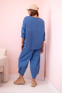 Komplet new punto bluza + spodnie jeansowy